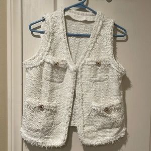 Vintage white vest
